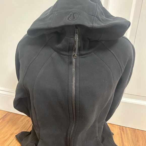 lululemon athletica Tops - Lululemon Black Scuba Full Zip Hoodie
